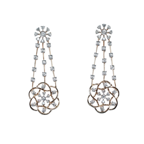 Real Diamond Necklace Earring