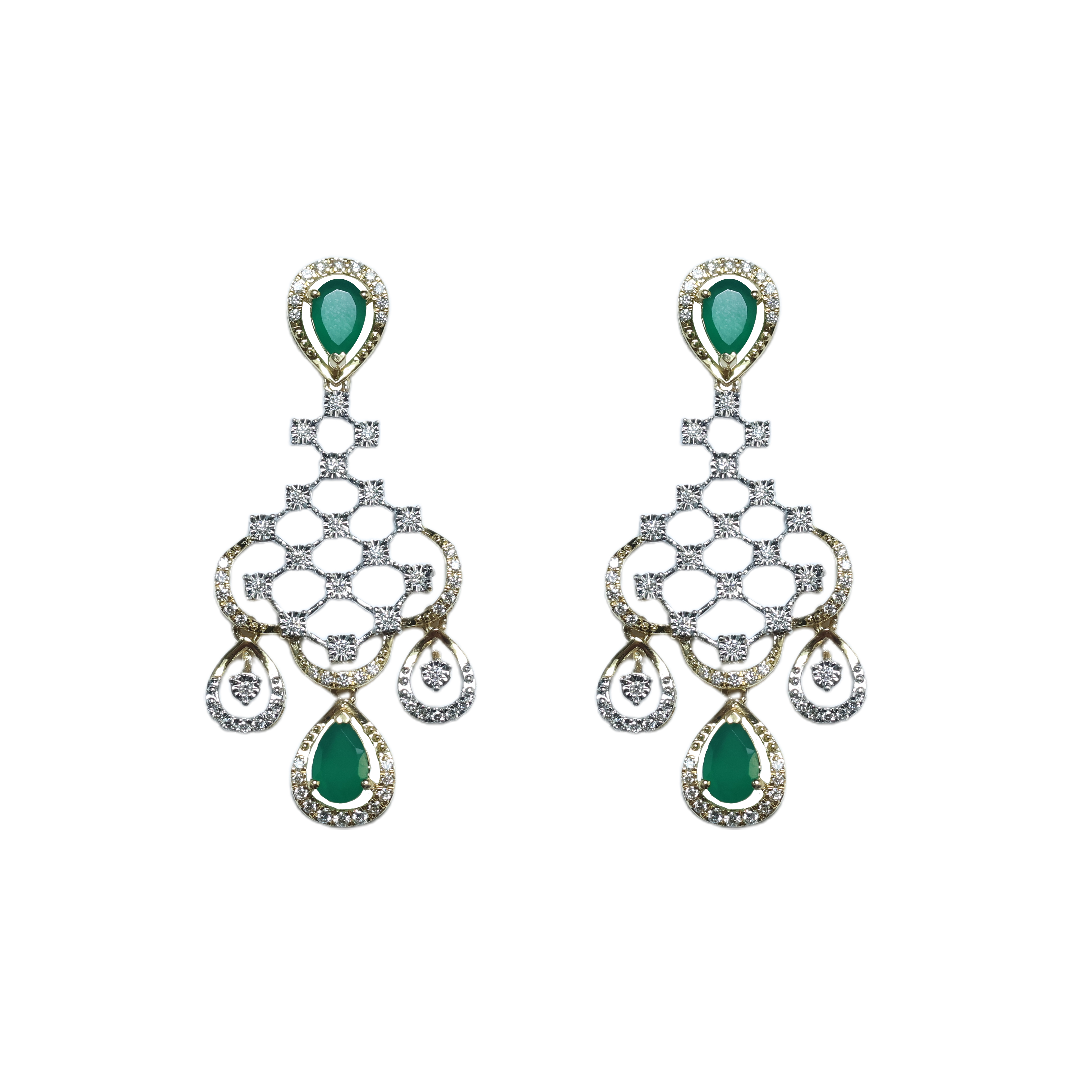 Real Diamond Necklace Earring