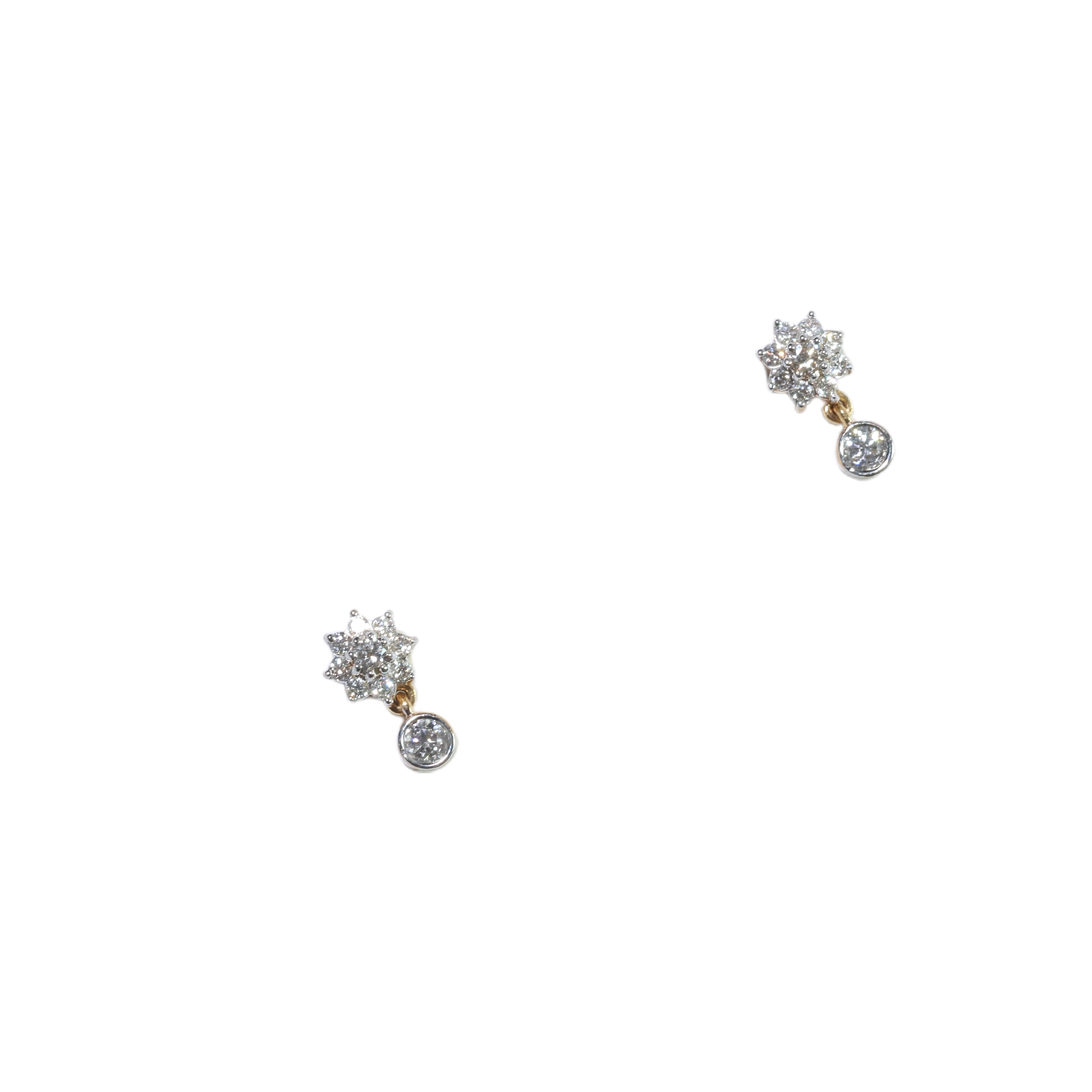 Real Diamond Necklace Earring