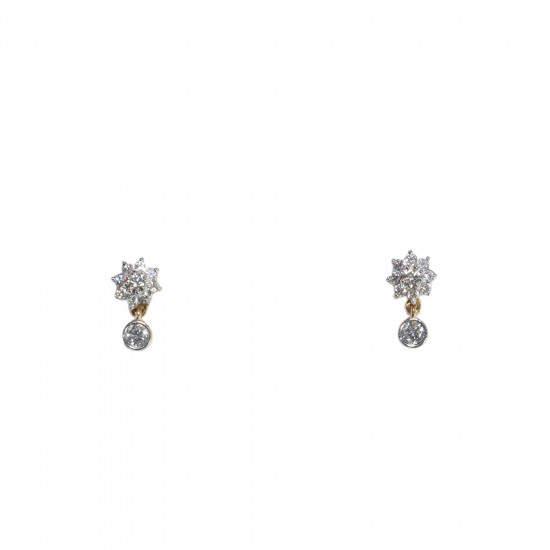 Real Diamond Necklace Earring