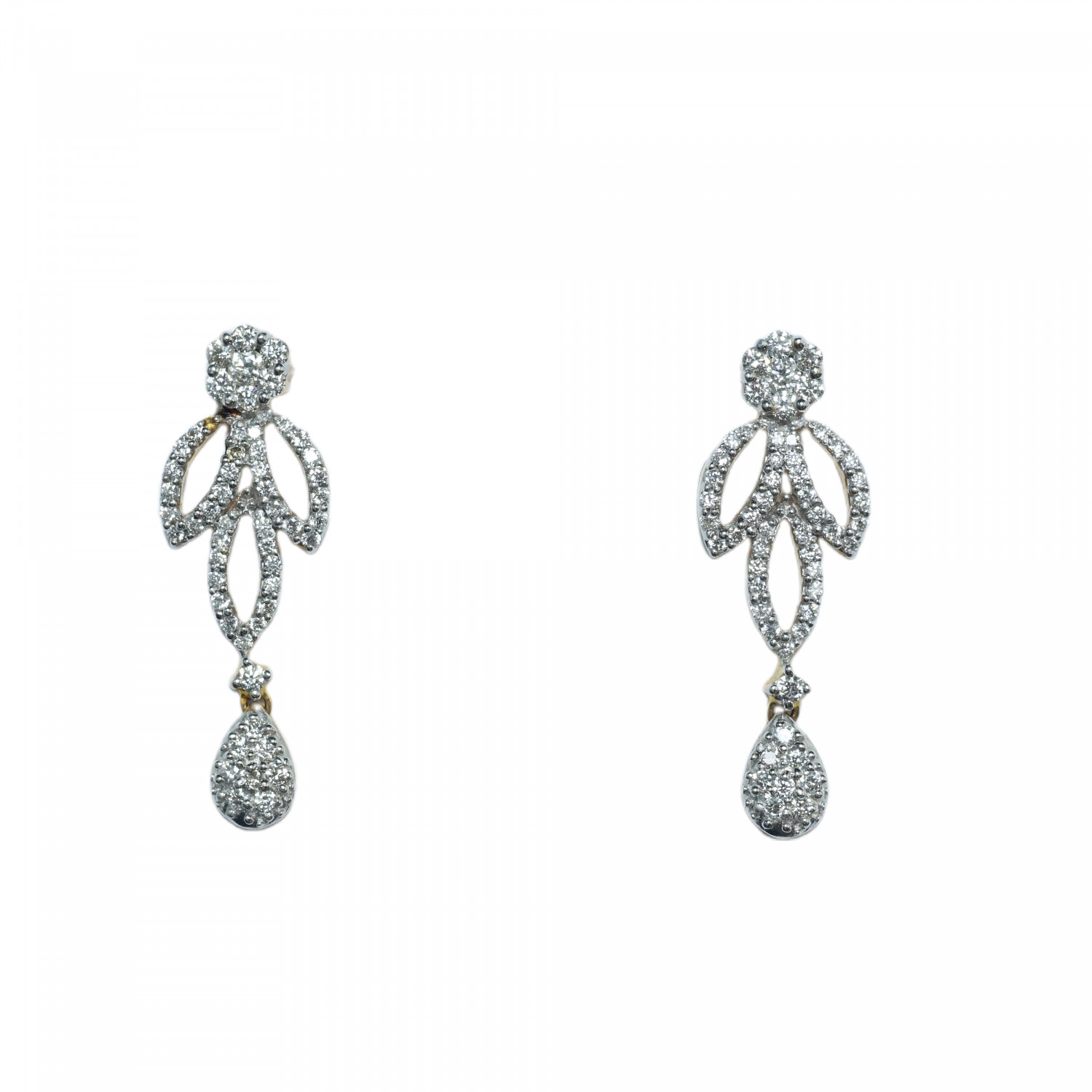 Real Diamond Necklace Earring