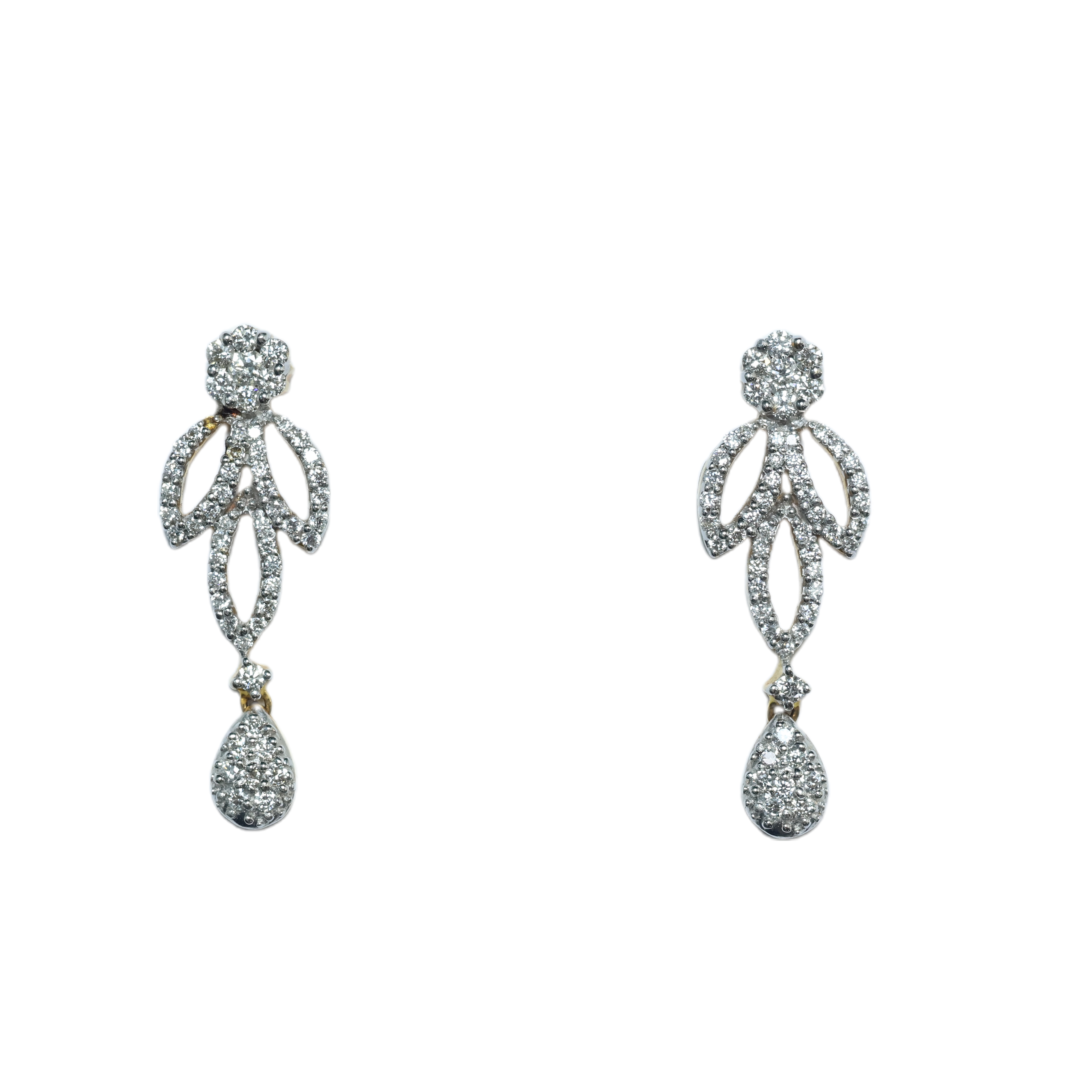 Real Diamond Necklace Earring