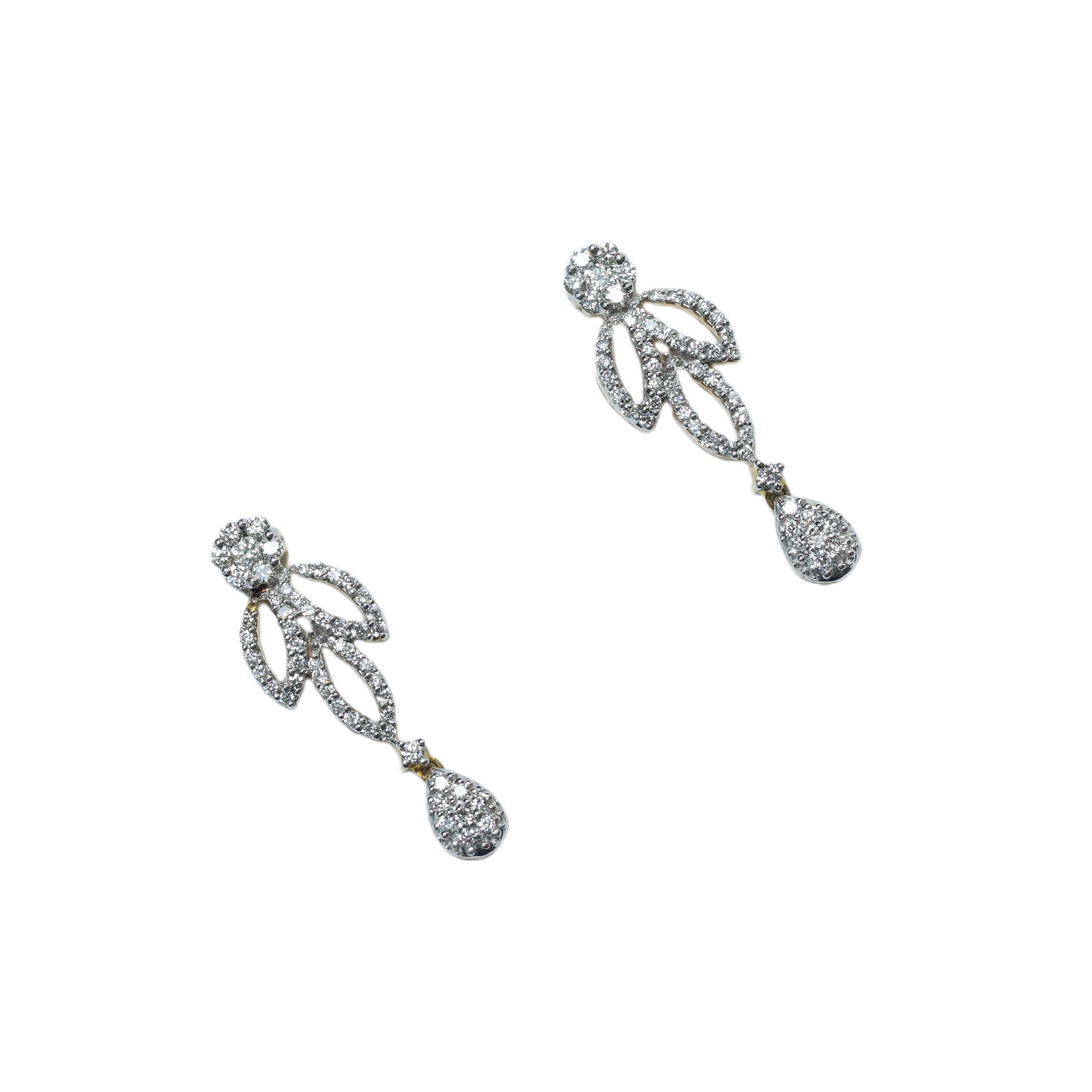 Real Diamond Necklace Earring