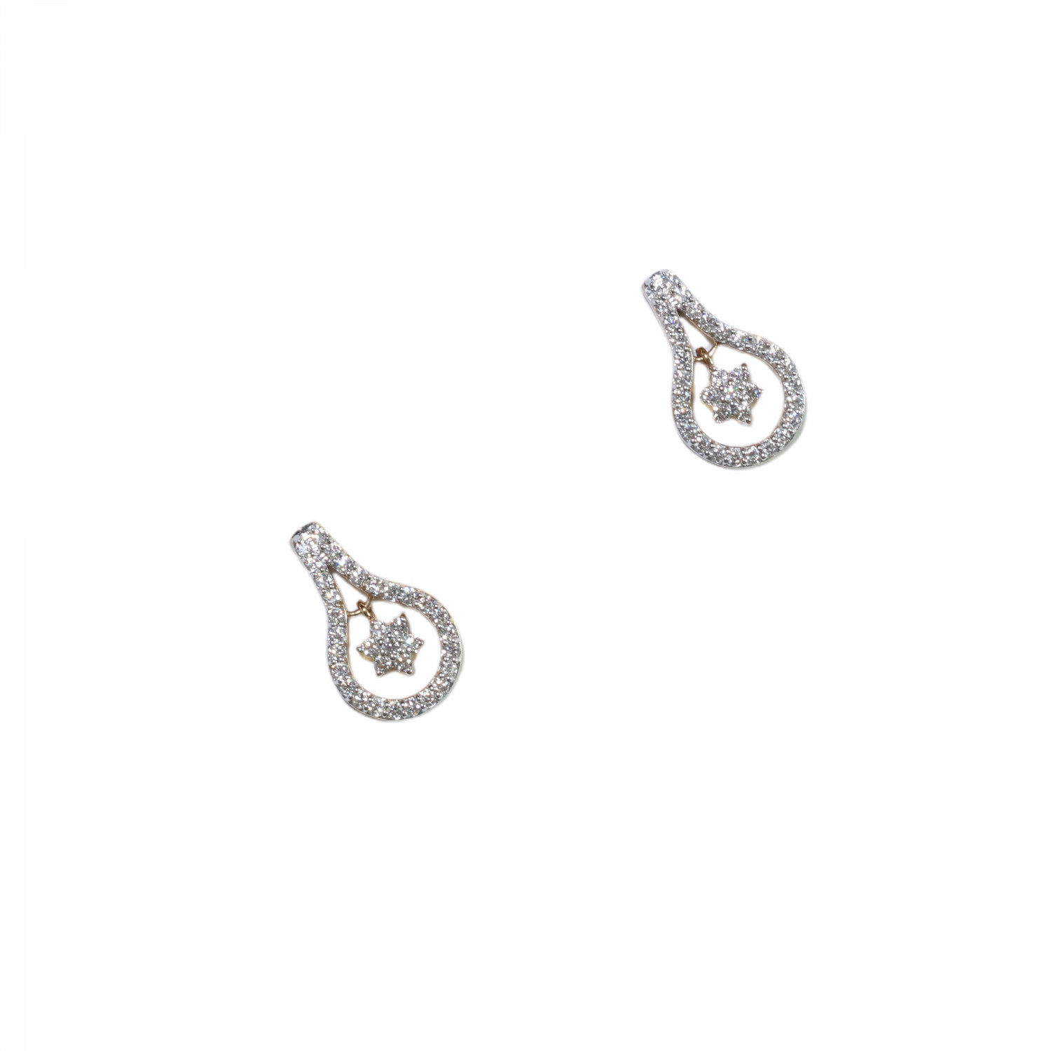 Real Diamond Necklace Earring