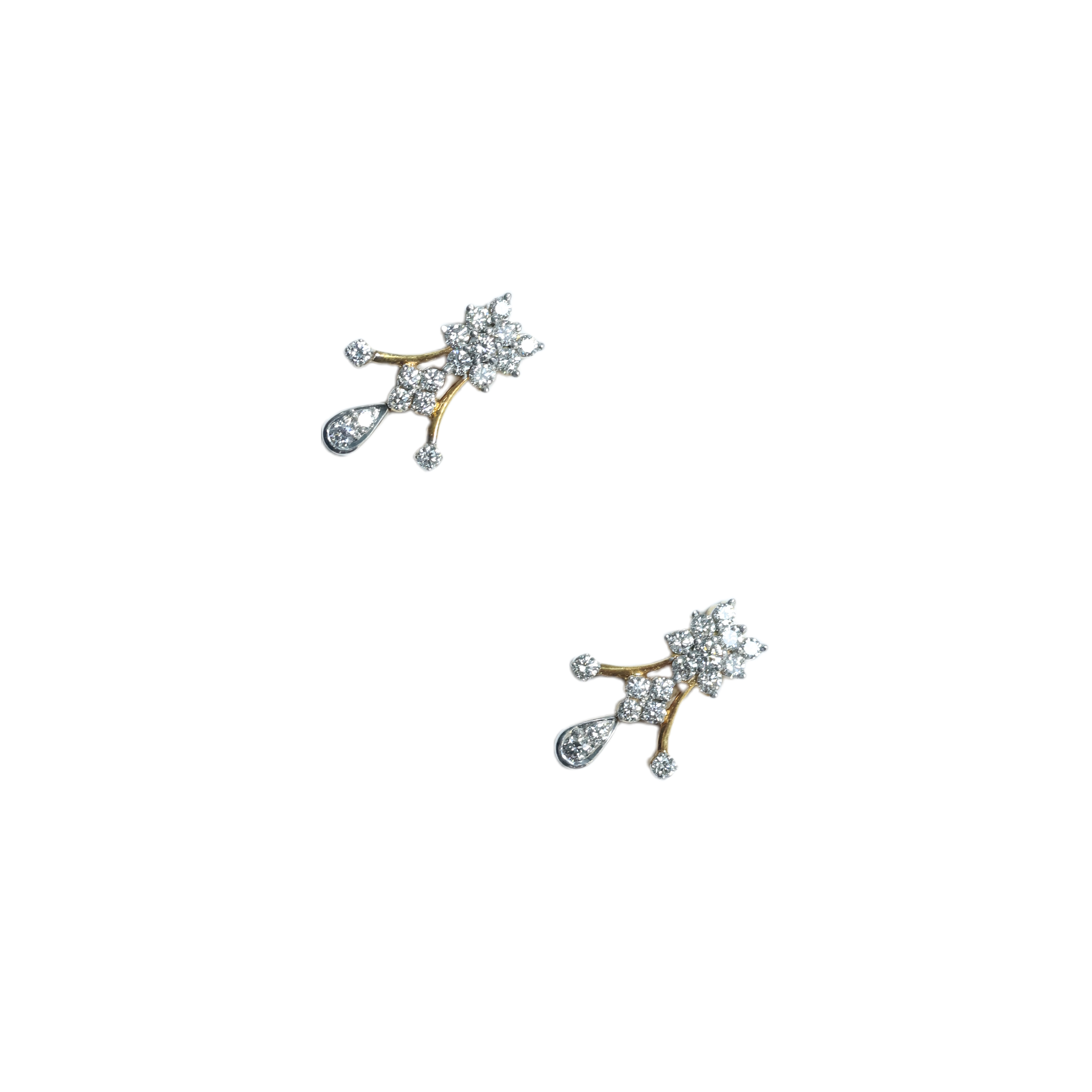 Real Diamond Necklace Earring