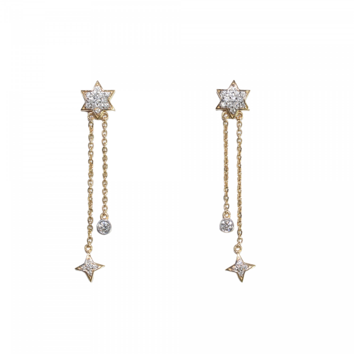 Real Diamond Necklace Earring