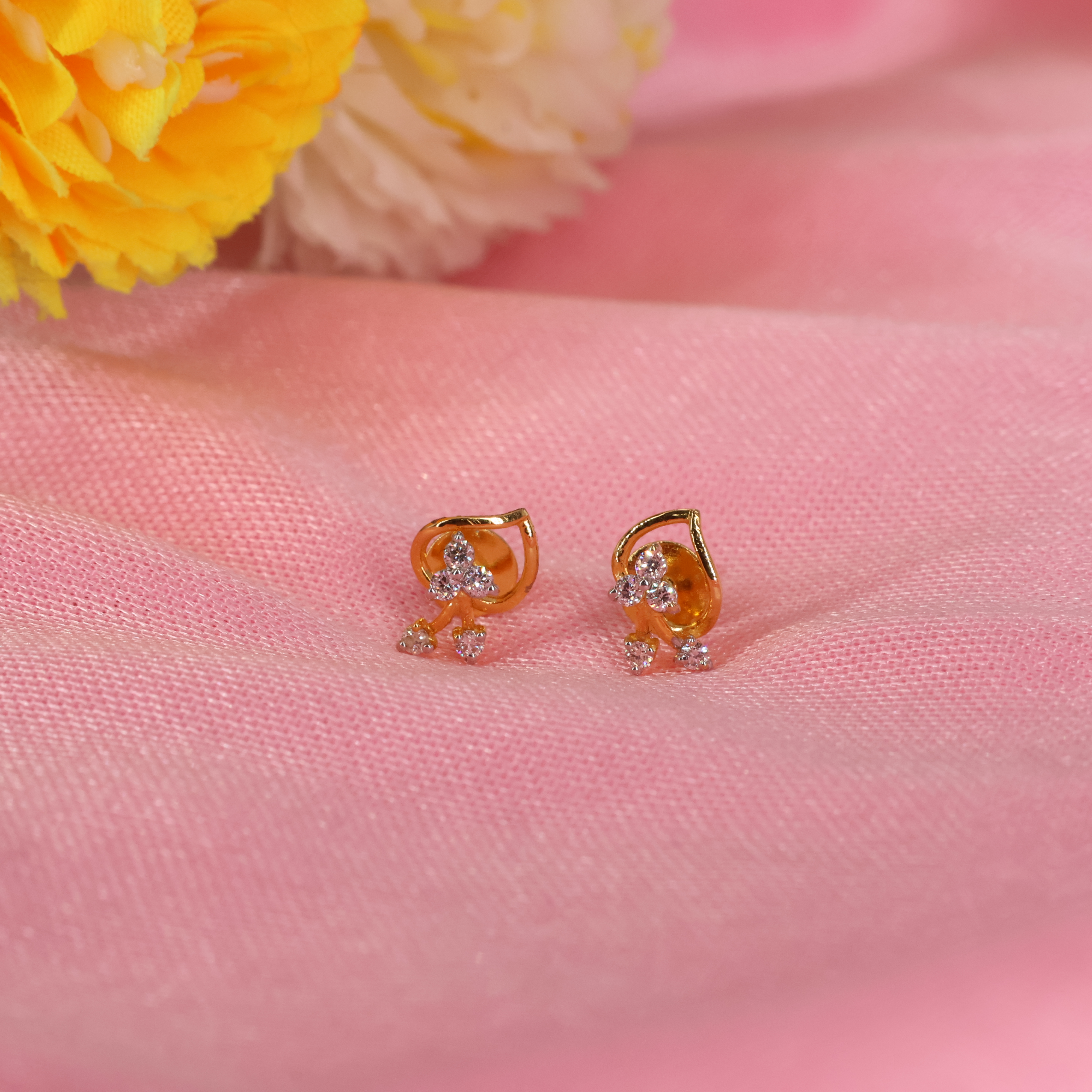 Real Diamond Earring