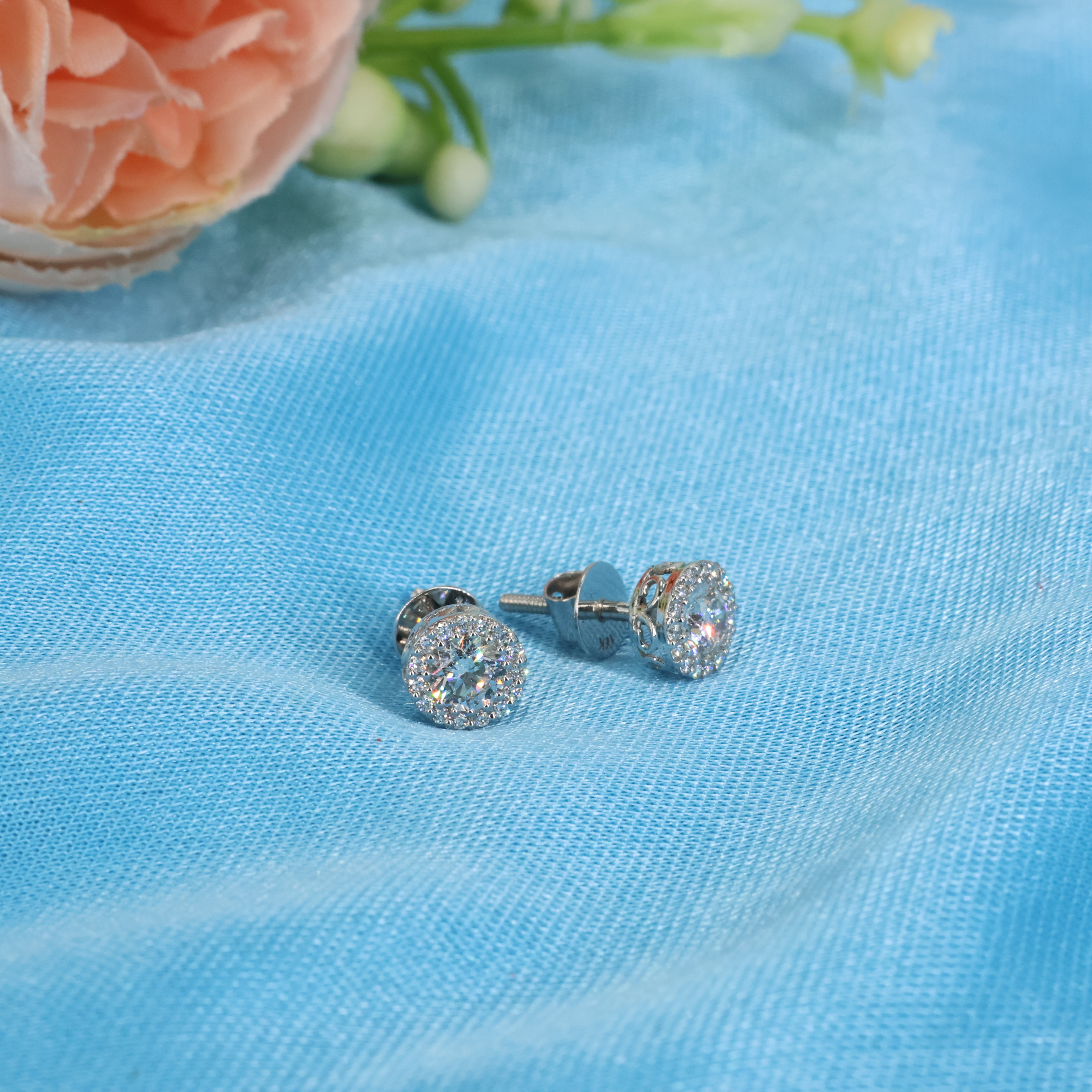 Real Diamond Earring