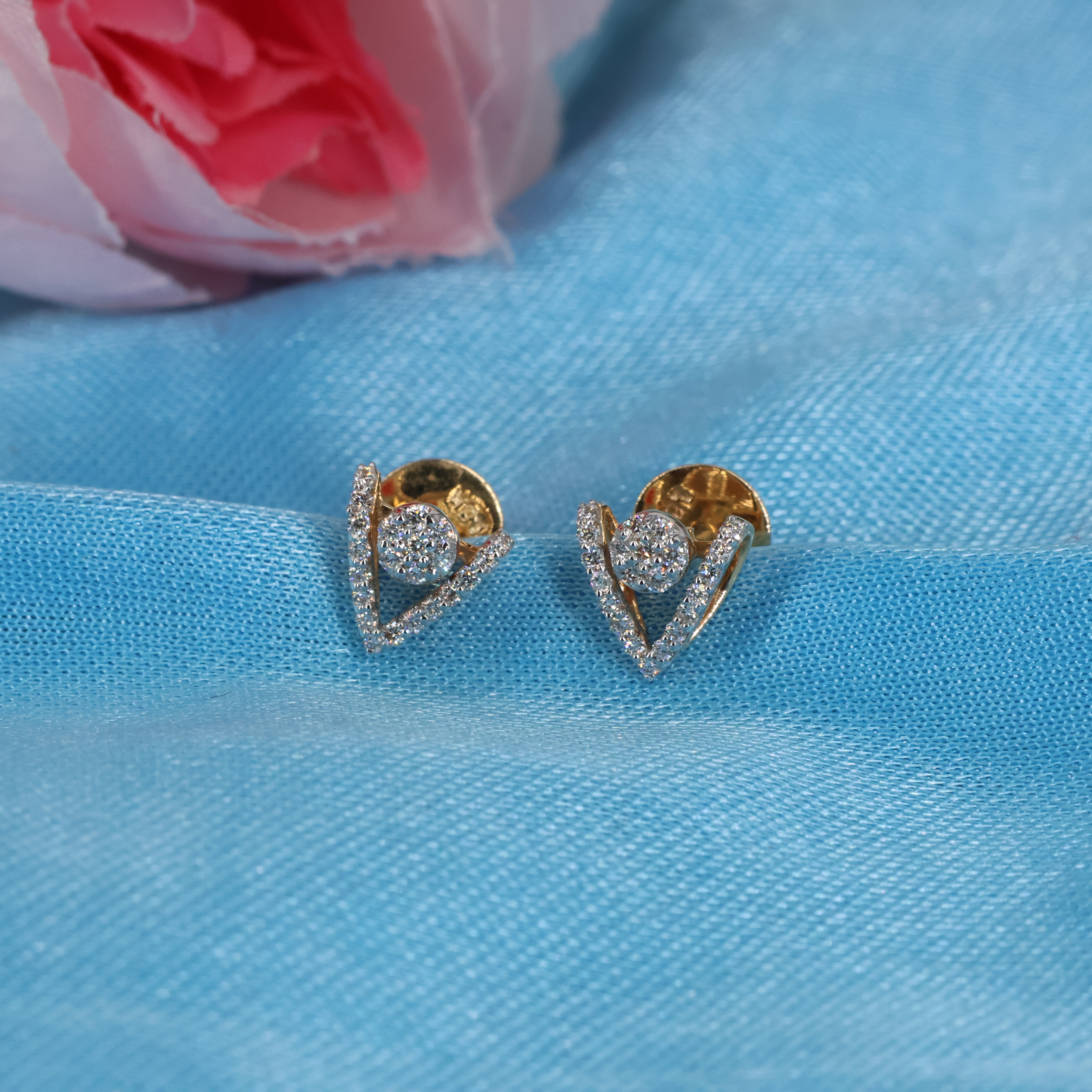 Real Diamond Earring