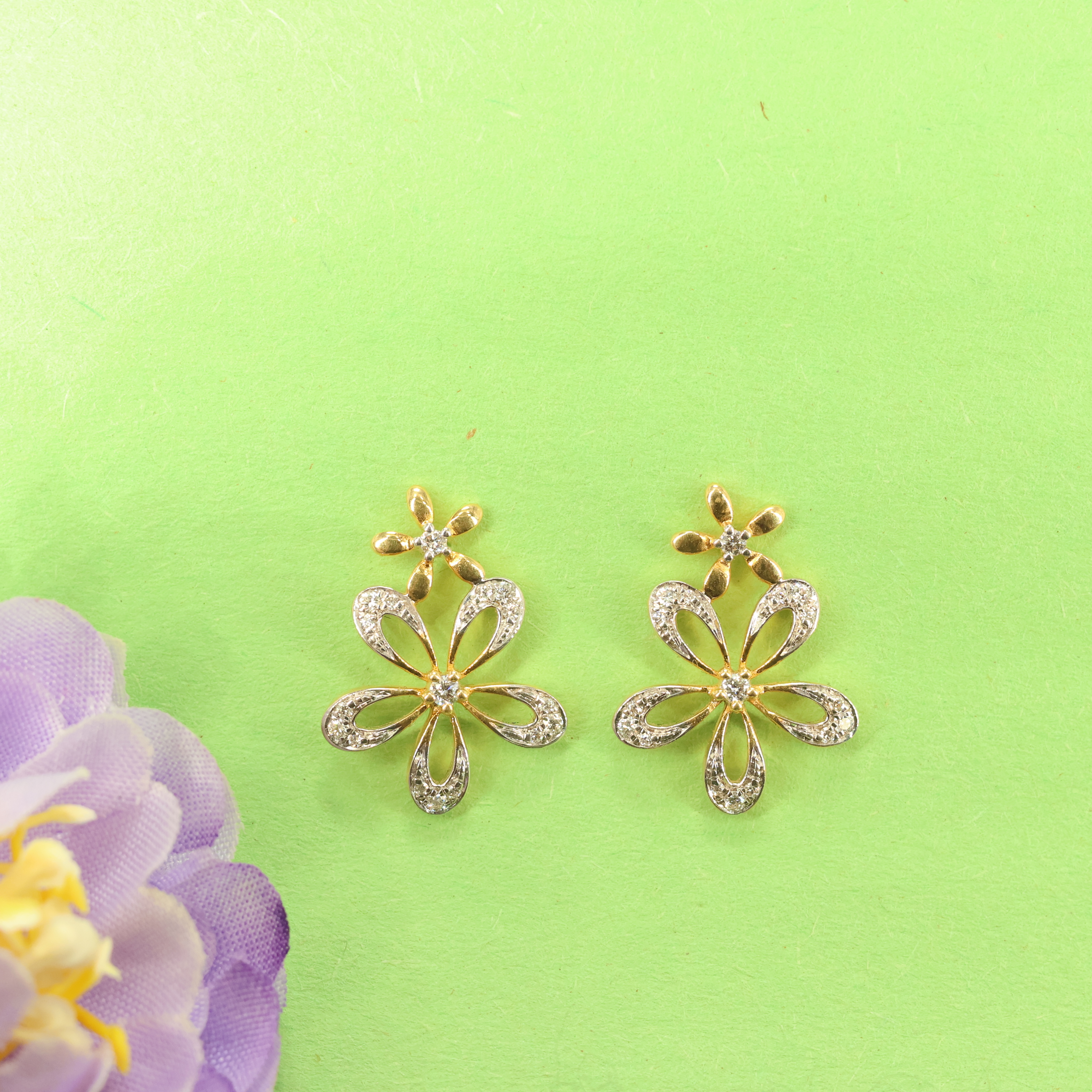 Real Diamond Earring