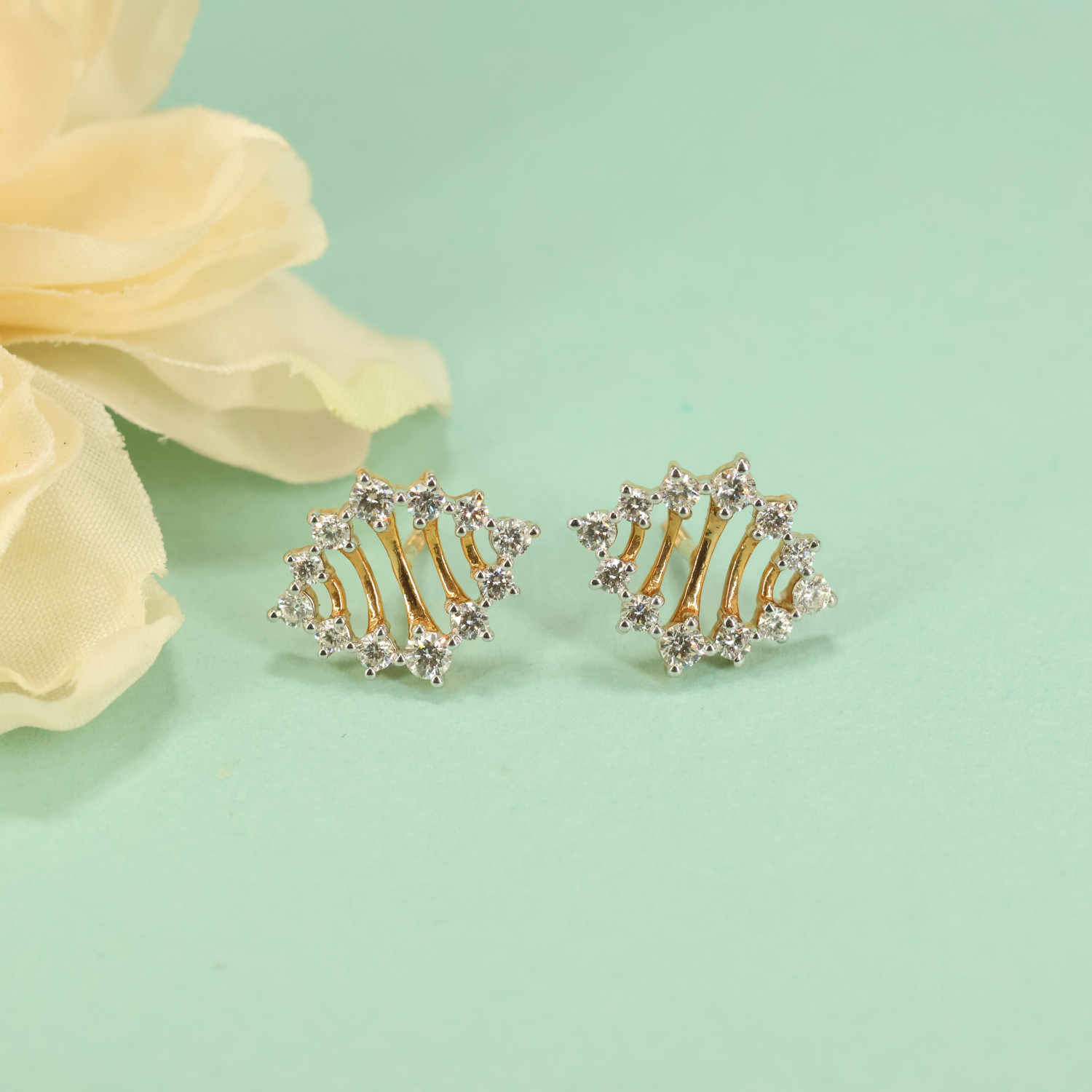 Real Diamond Earring