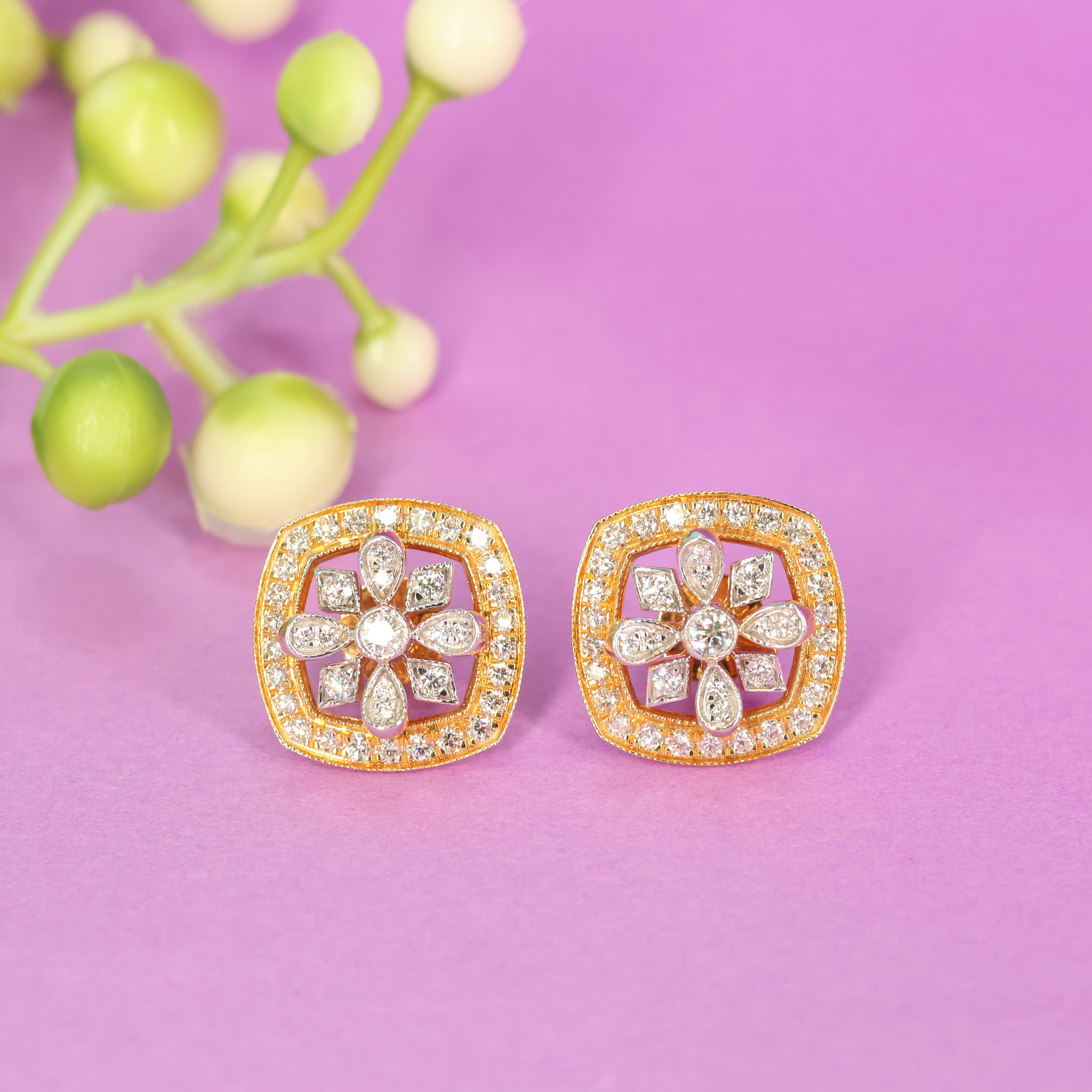 Real Diamond Earring