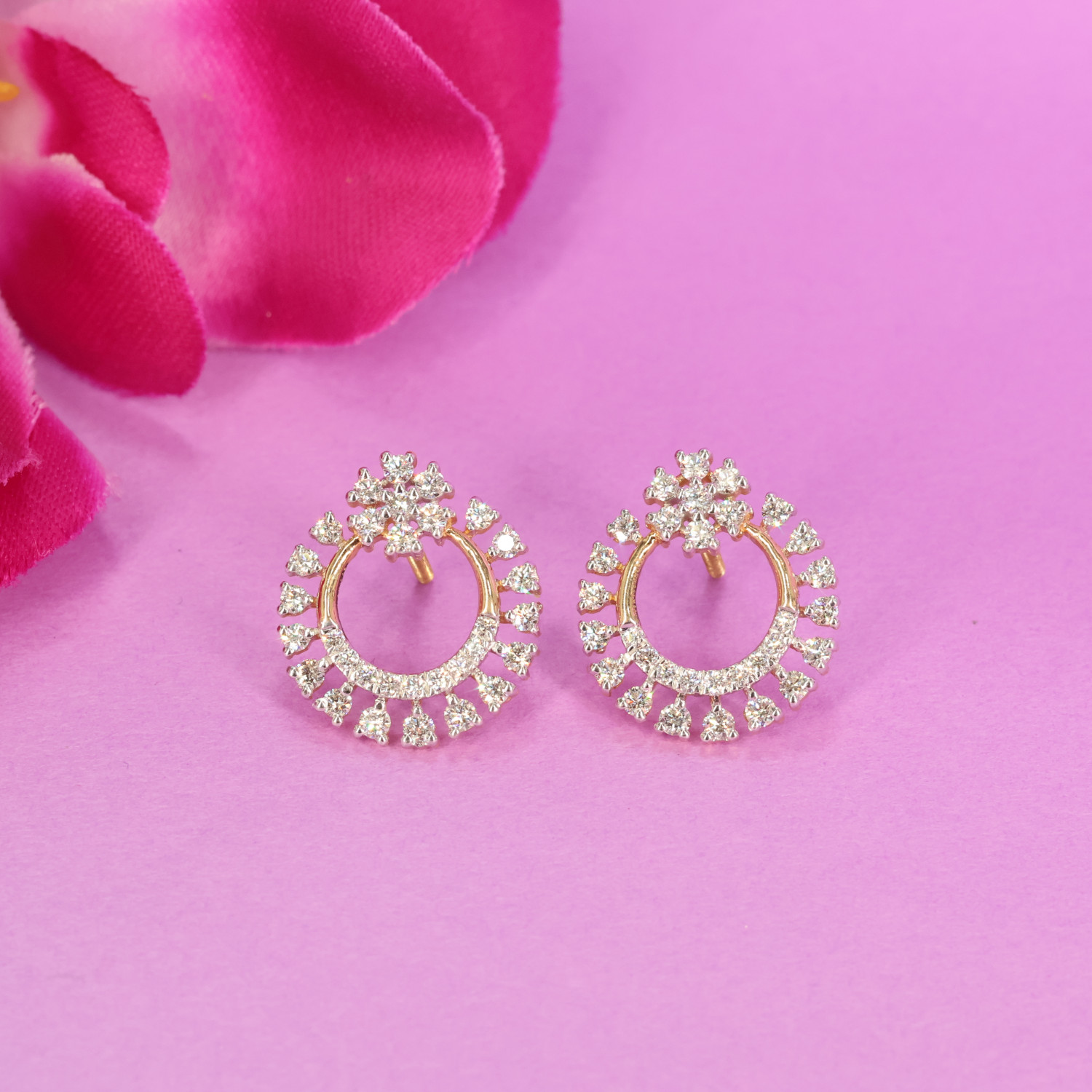 Real Diamond Earring