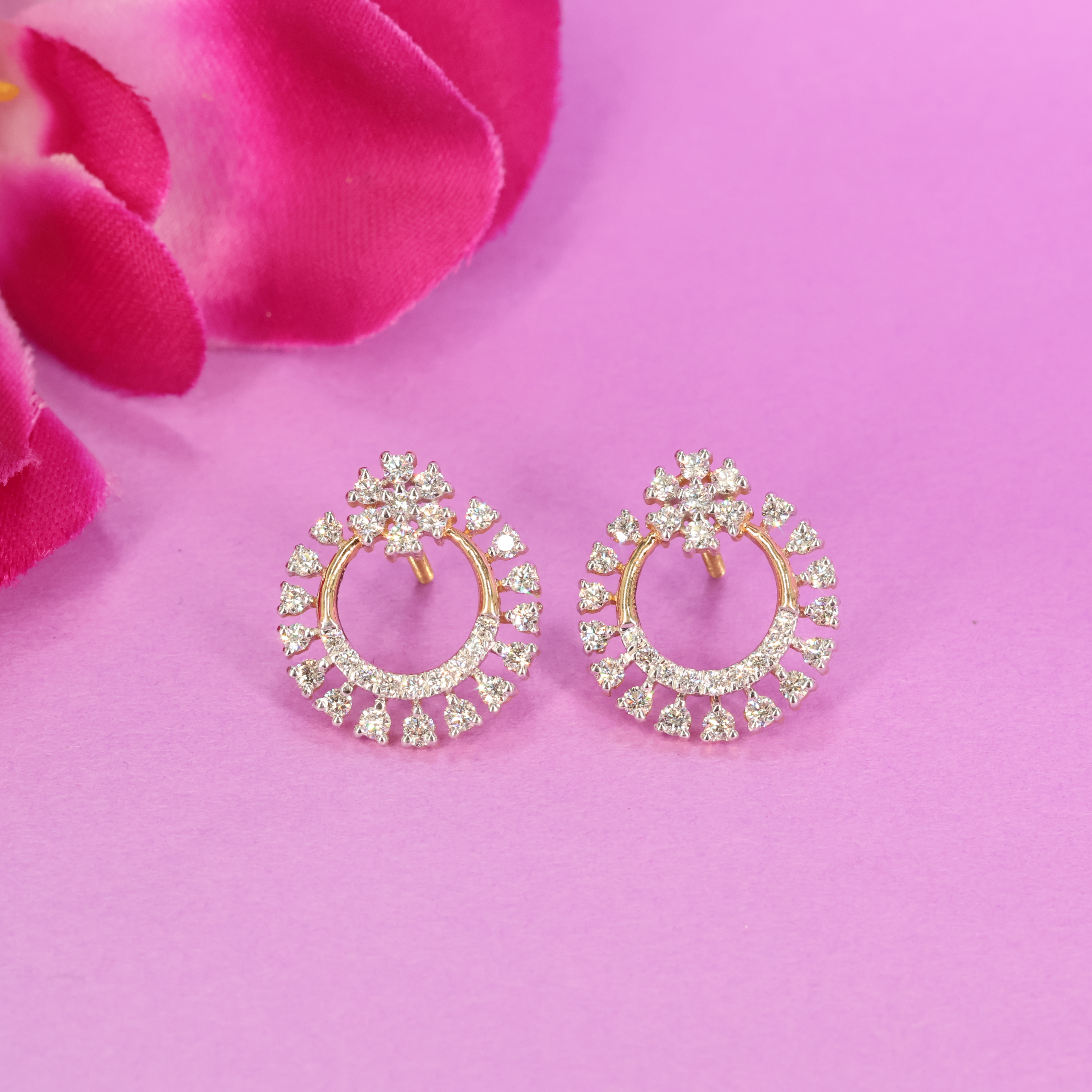 Real Diamond Earring