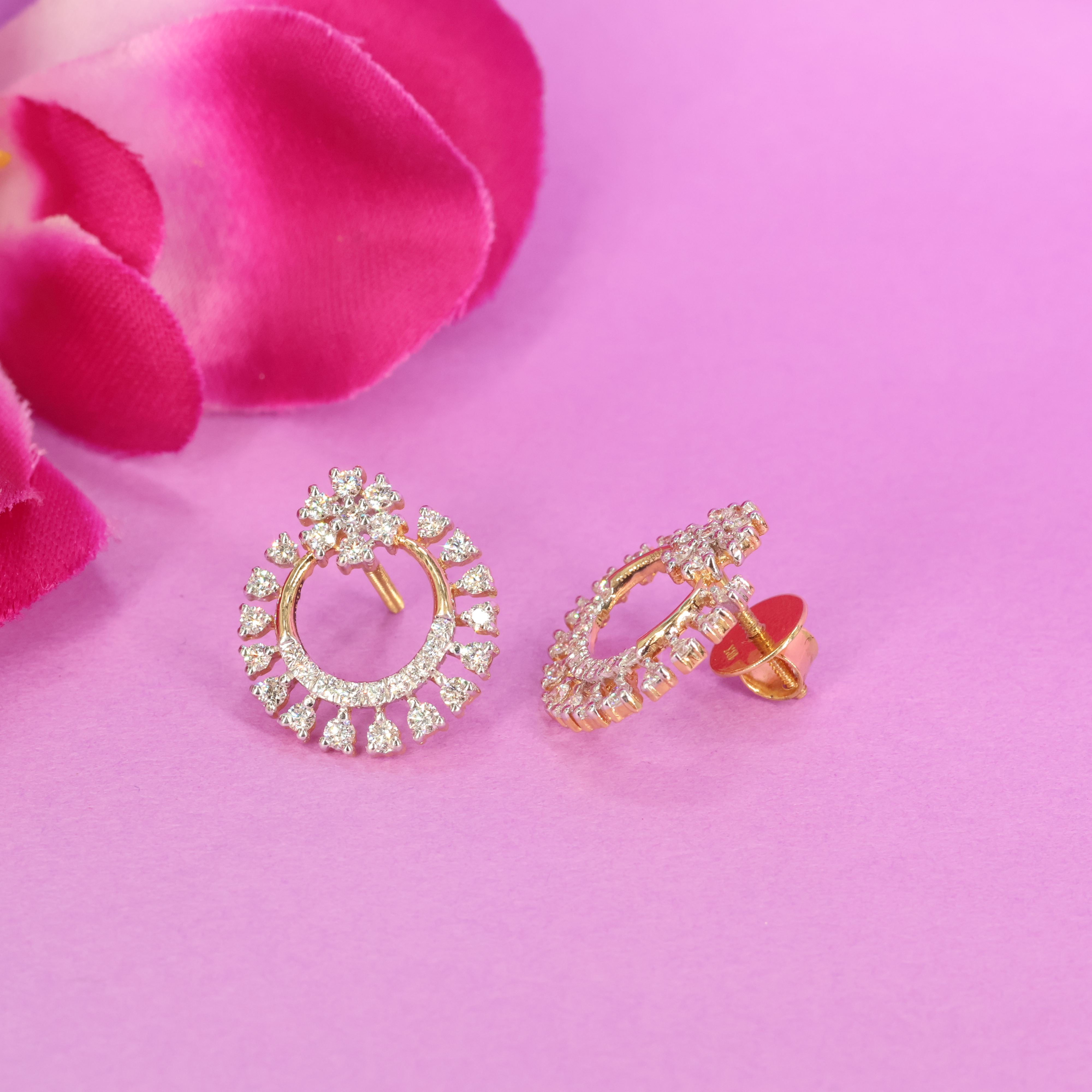 Real Diamond Earring