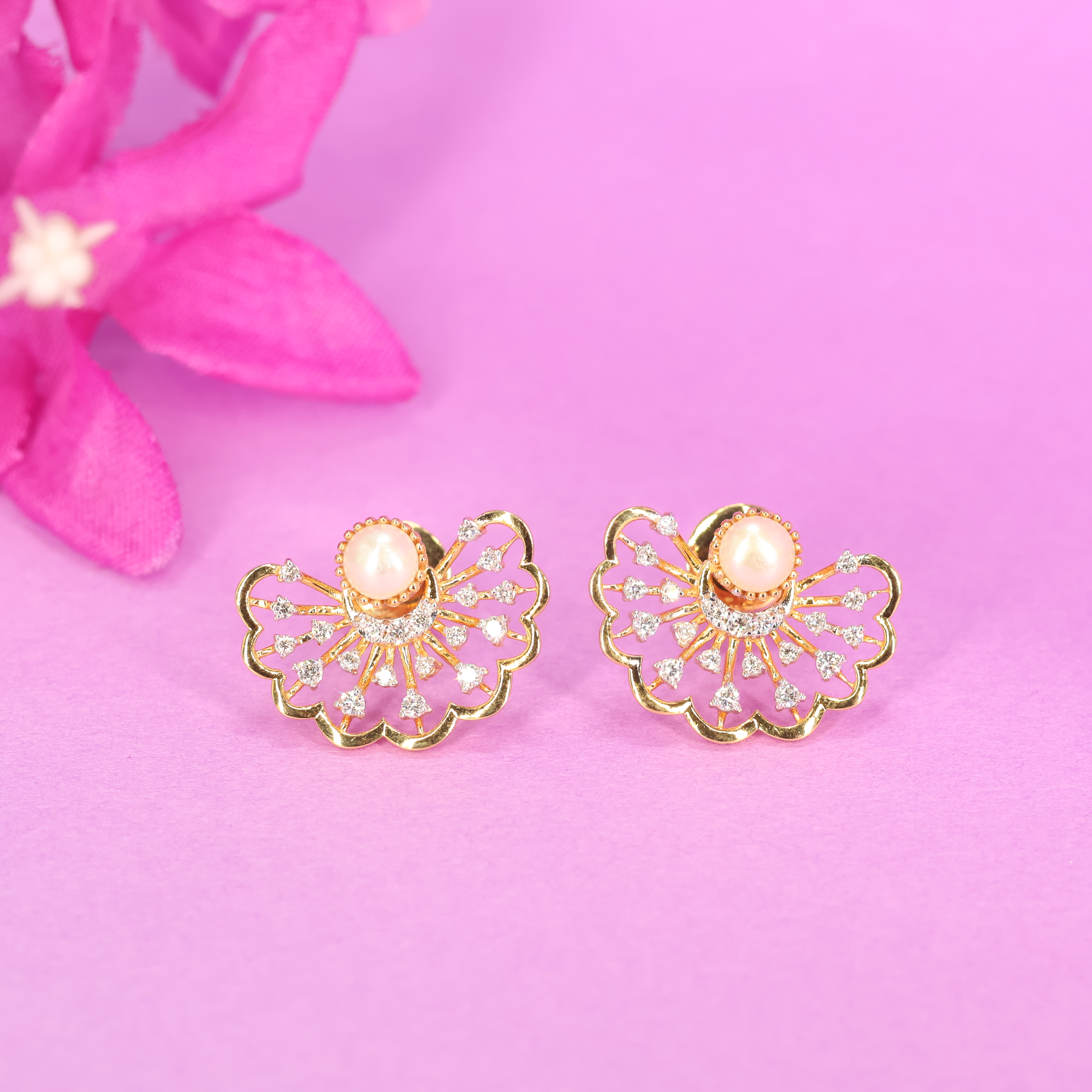 Real Diamond Earring