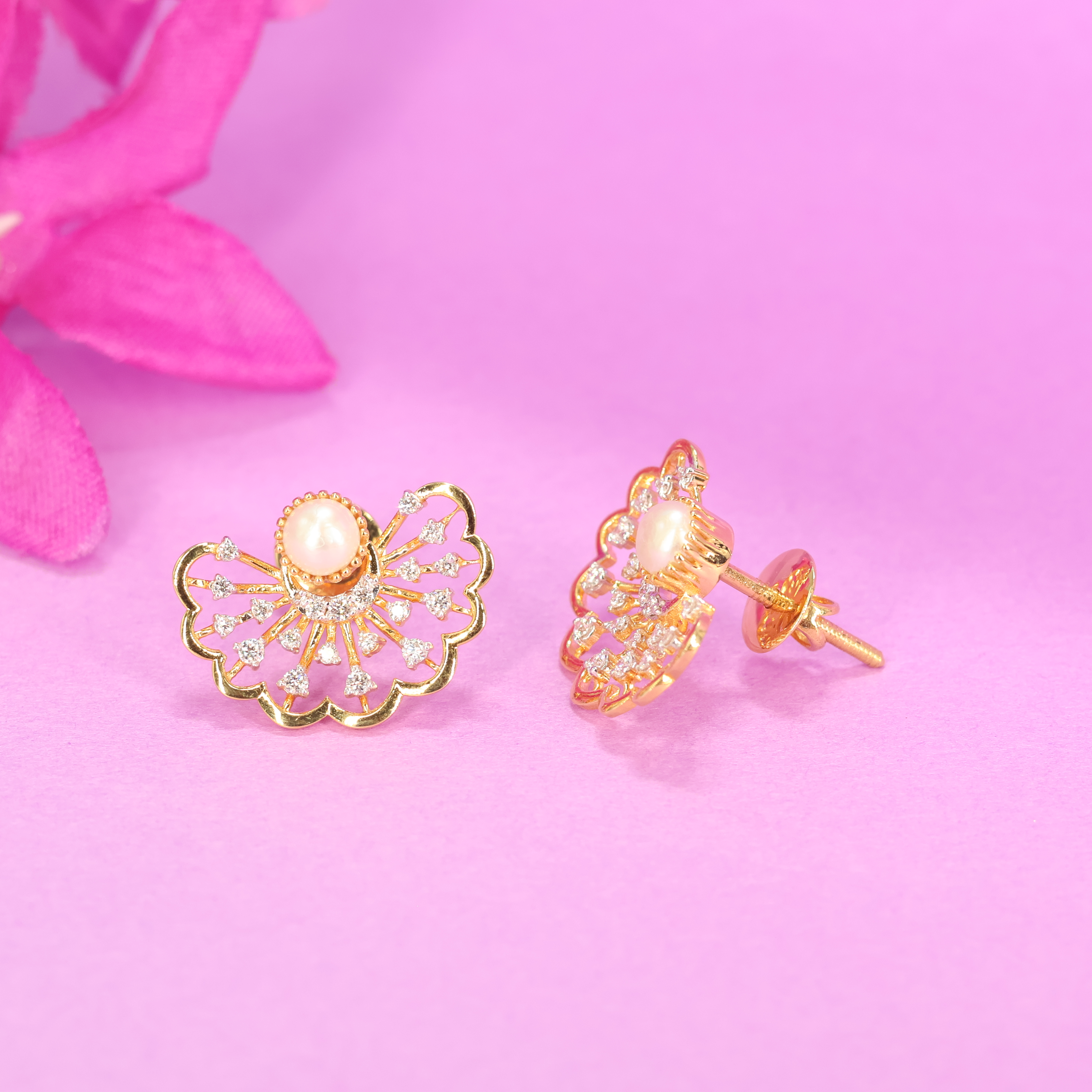 Real Diamond Earring