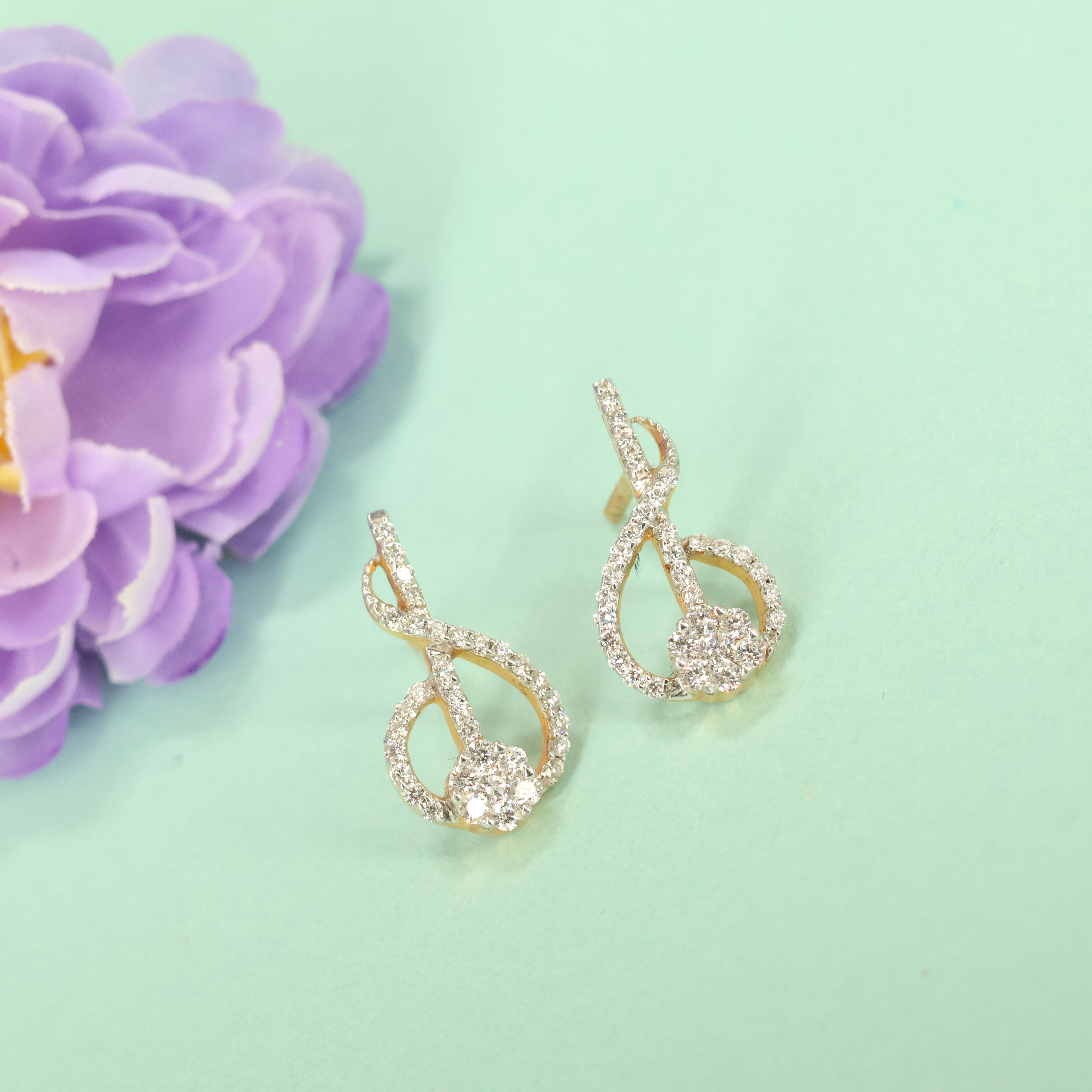 Real Diamond Earring