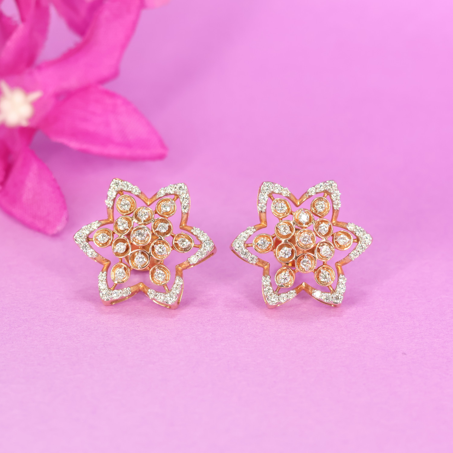 Real Diamond Earring