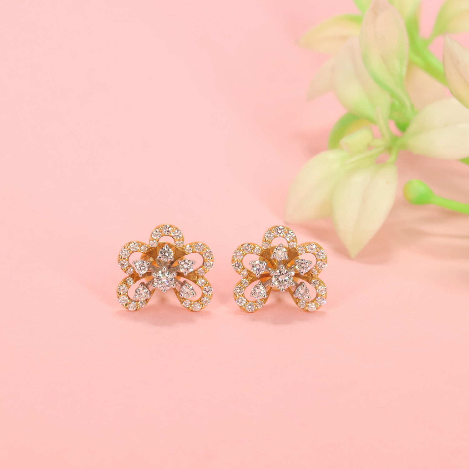 Real Diamond Earring