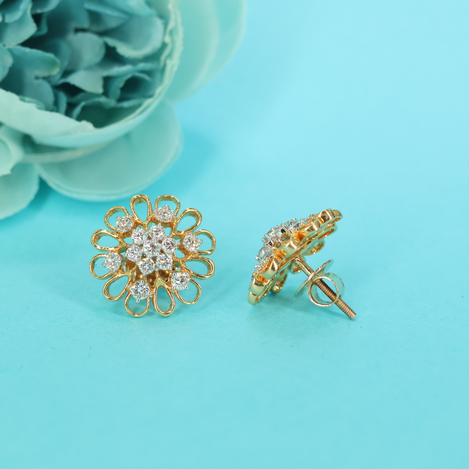 Real Diamond Earring