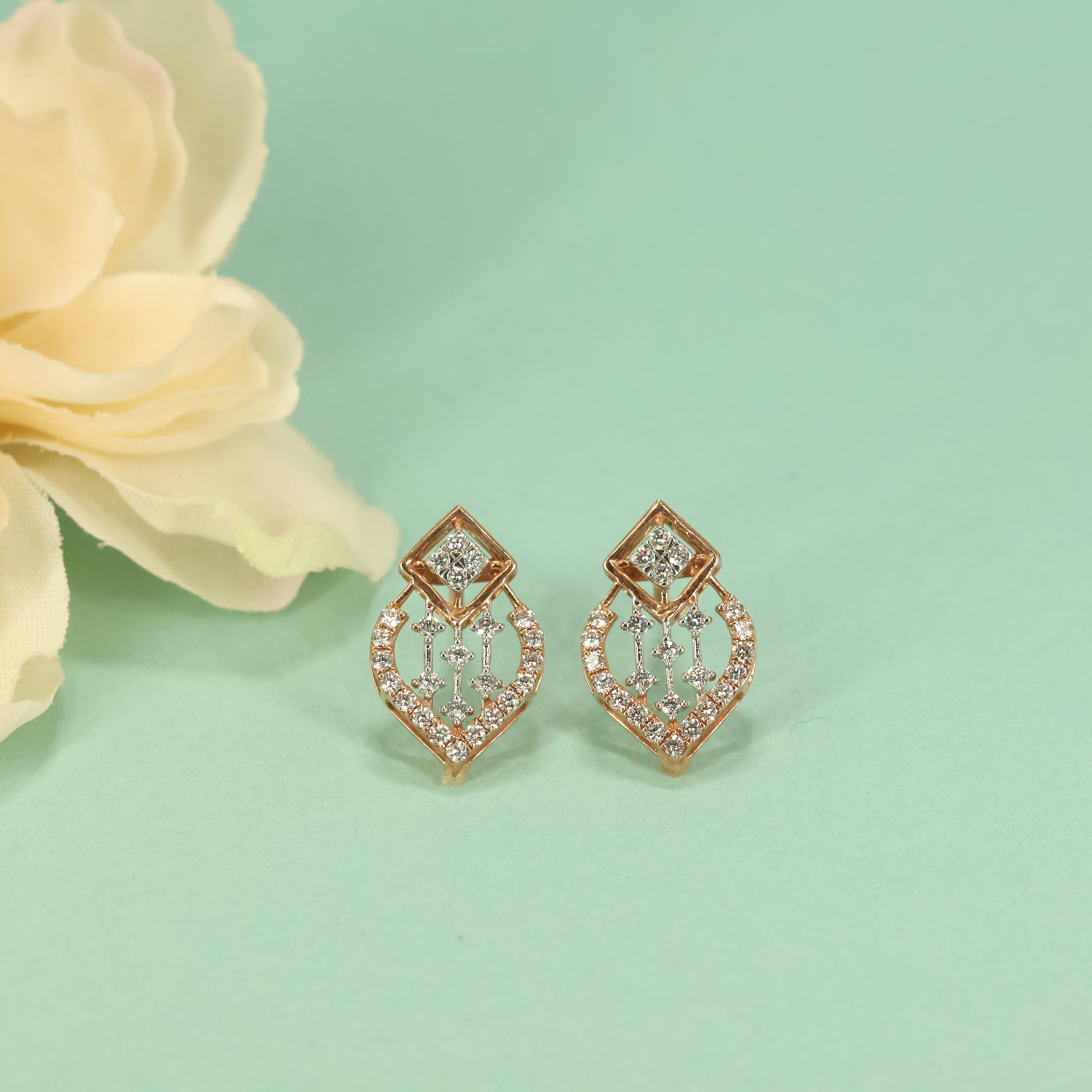 Real Diamond Earring