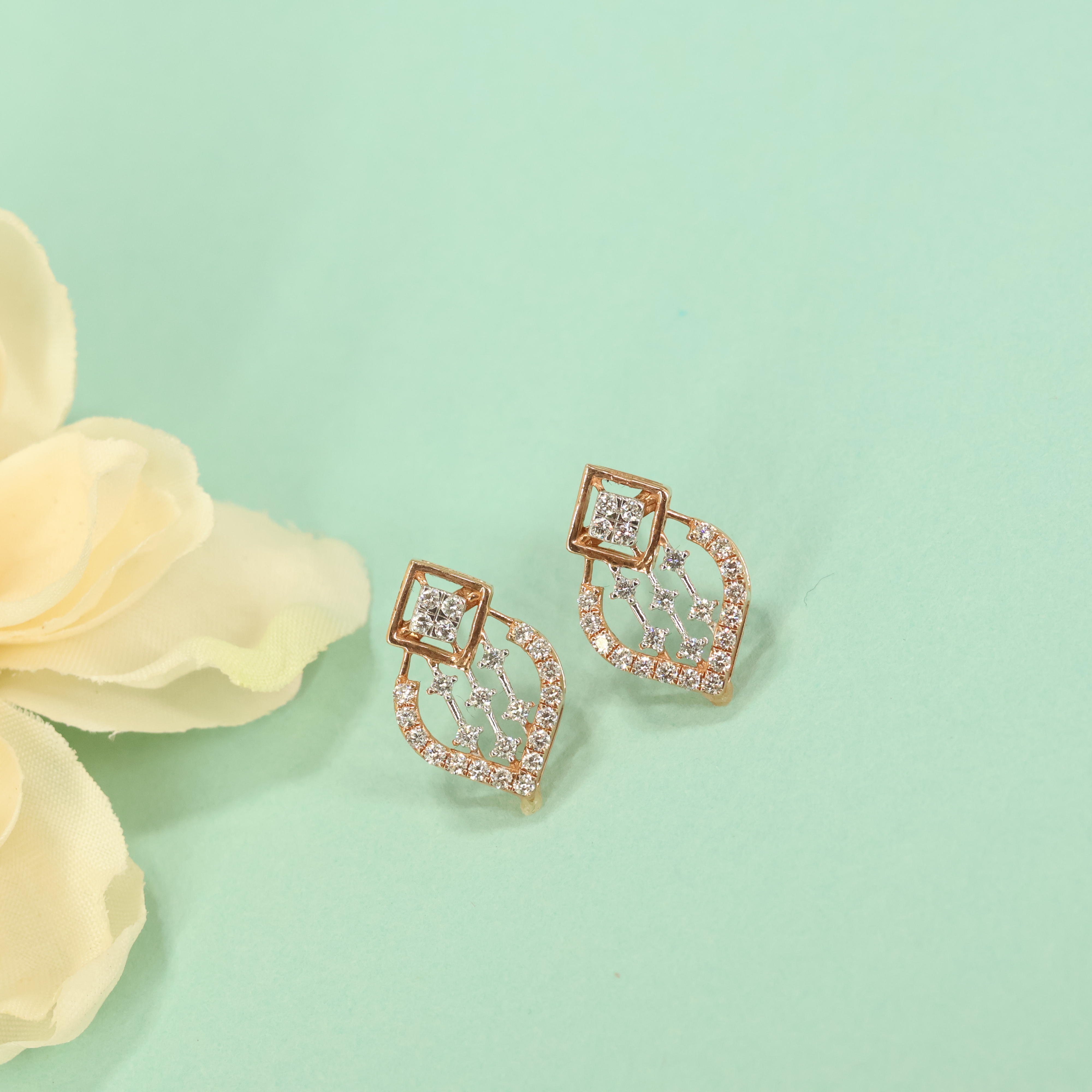 Real Diamond Earring