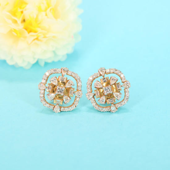 Real Diamond Earring