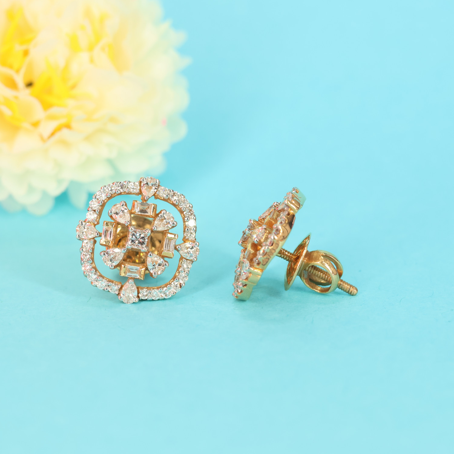 Real Diamond Earring