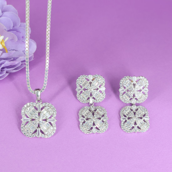 Silver Pendant Set