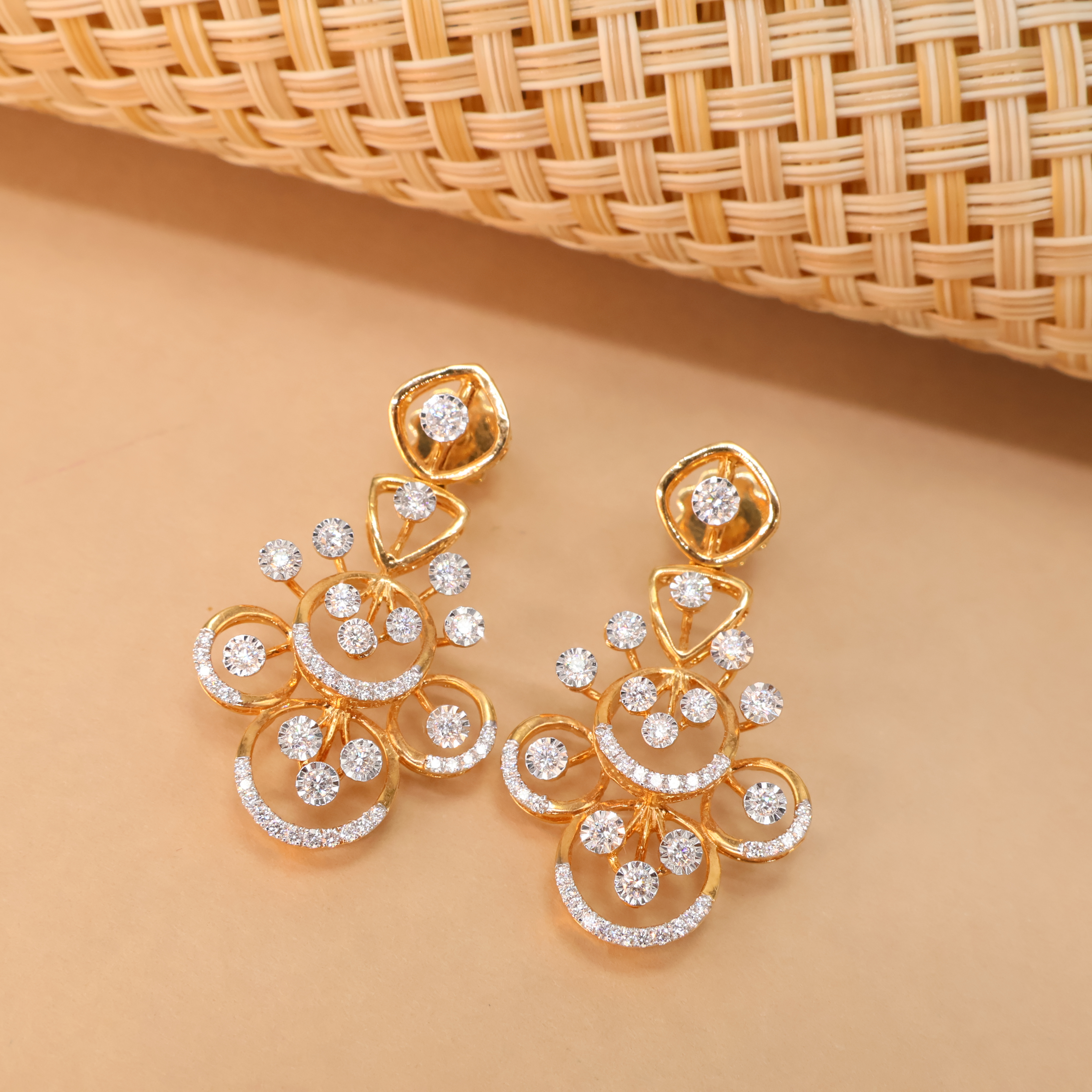 Real Diamond Necklace Earring  