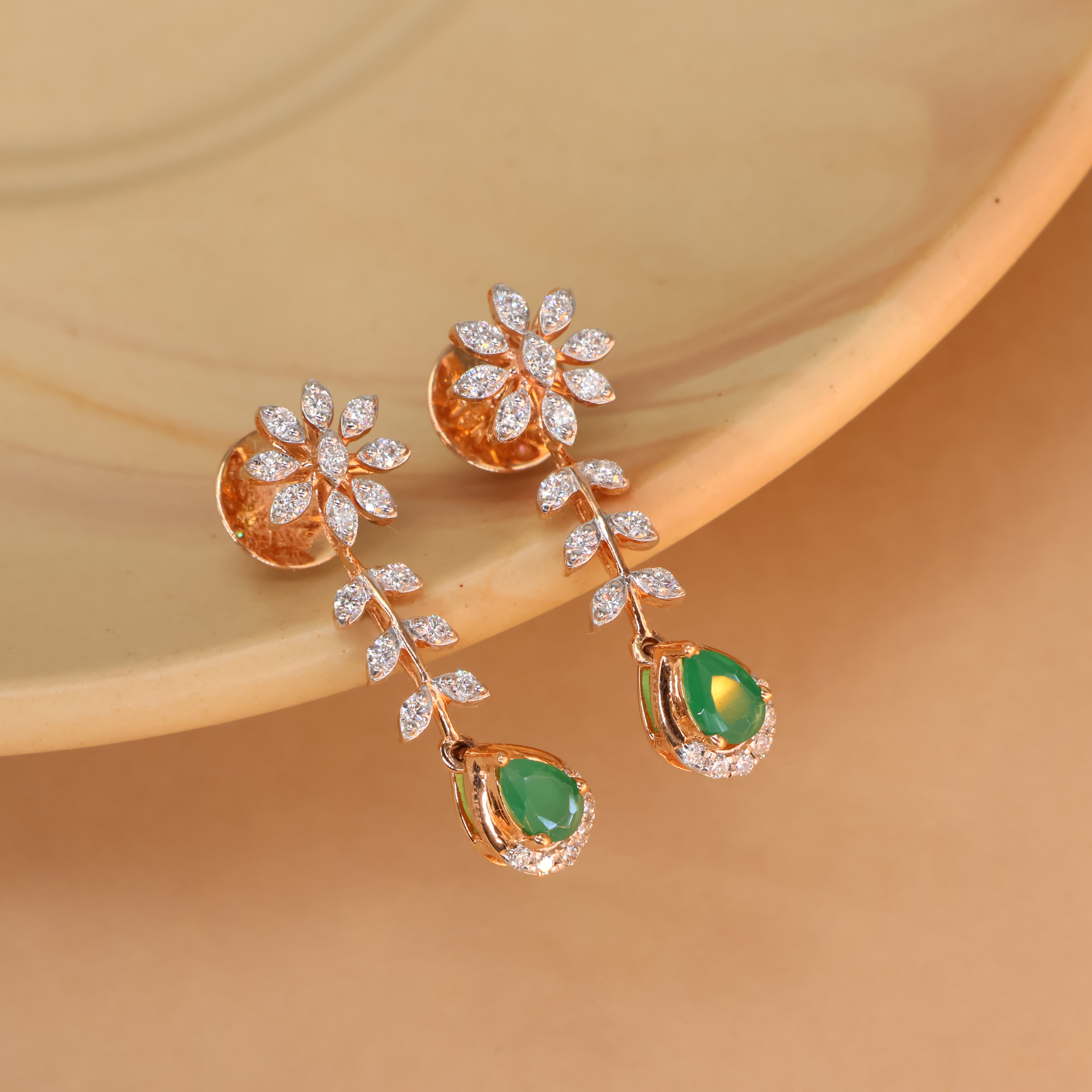 Real Diamond Necklace Earring  