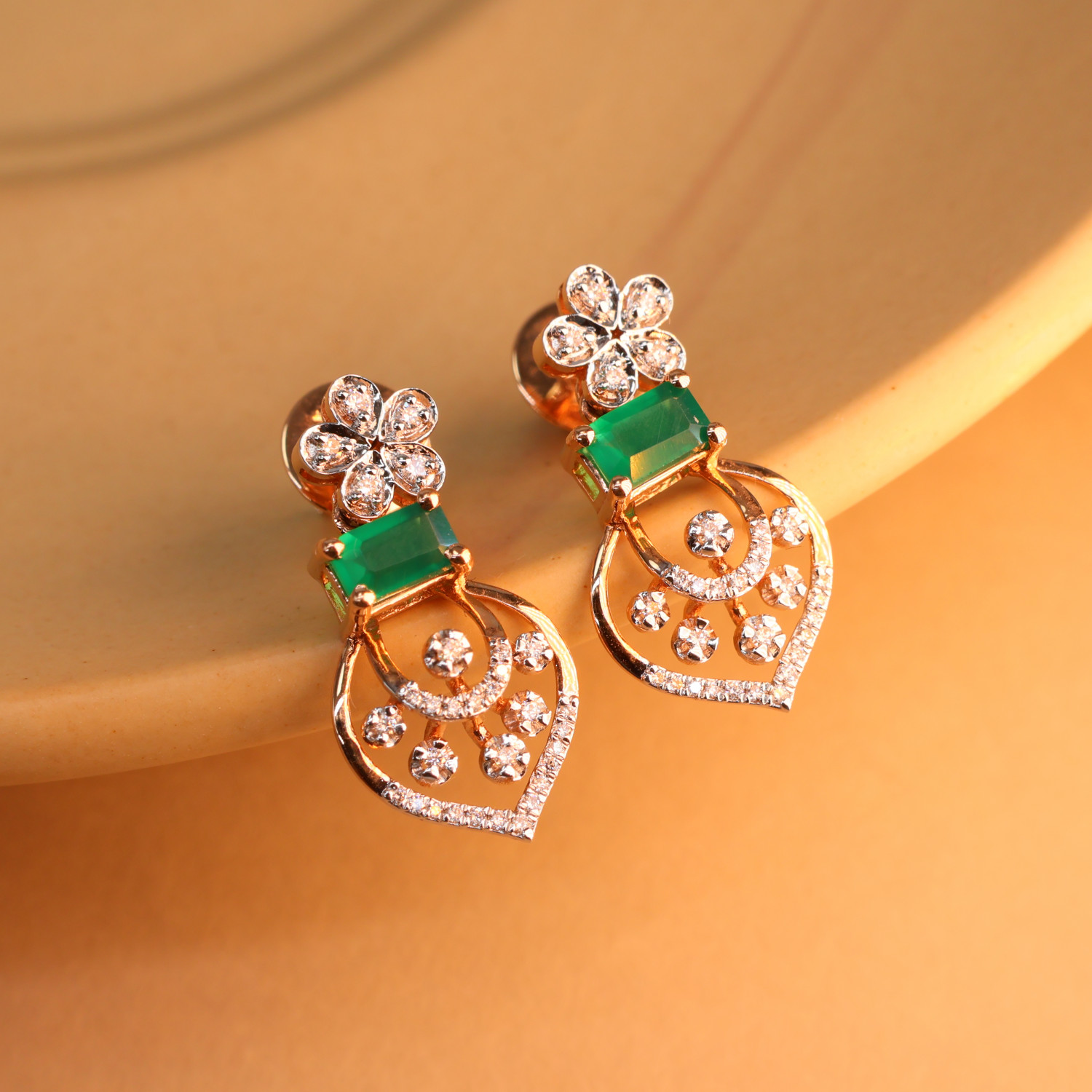 Real Diamond Necklace Earring  