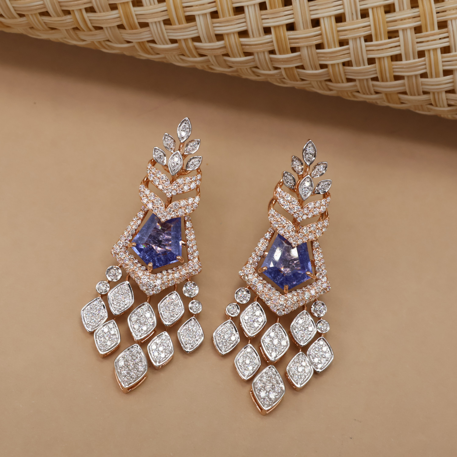 Real Diamond Necklace Earring  