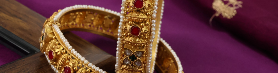 Celebrate Every Occasion with Stunning Gold Bangles by Sara Gandevikar