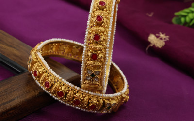 Celebrate Every Occasion with Stunning Gold Bangles by Sara Gandevikar