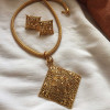 Gold Pendant Set