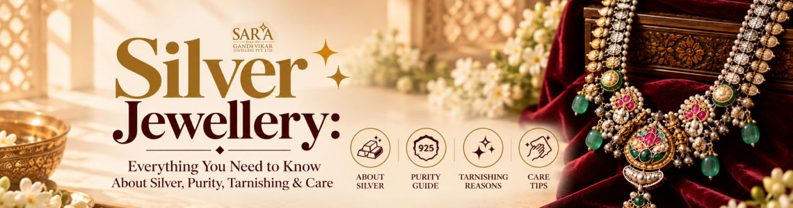 Silver Jewellery: Purity, Tarnishing & Care Guide | SARA Gandevikar Silver Jewellery: Purity, Tarnishing & Care Guide | SARA Gandevikar